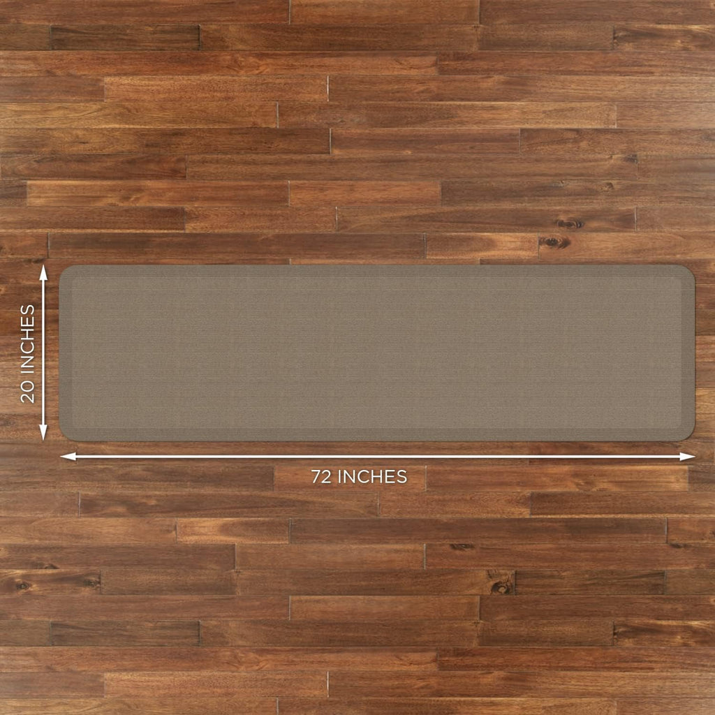 Grasscloth Pecan Ergo-Foam Anti Fatigue Standing Mat