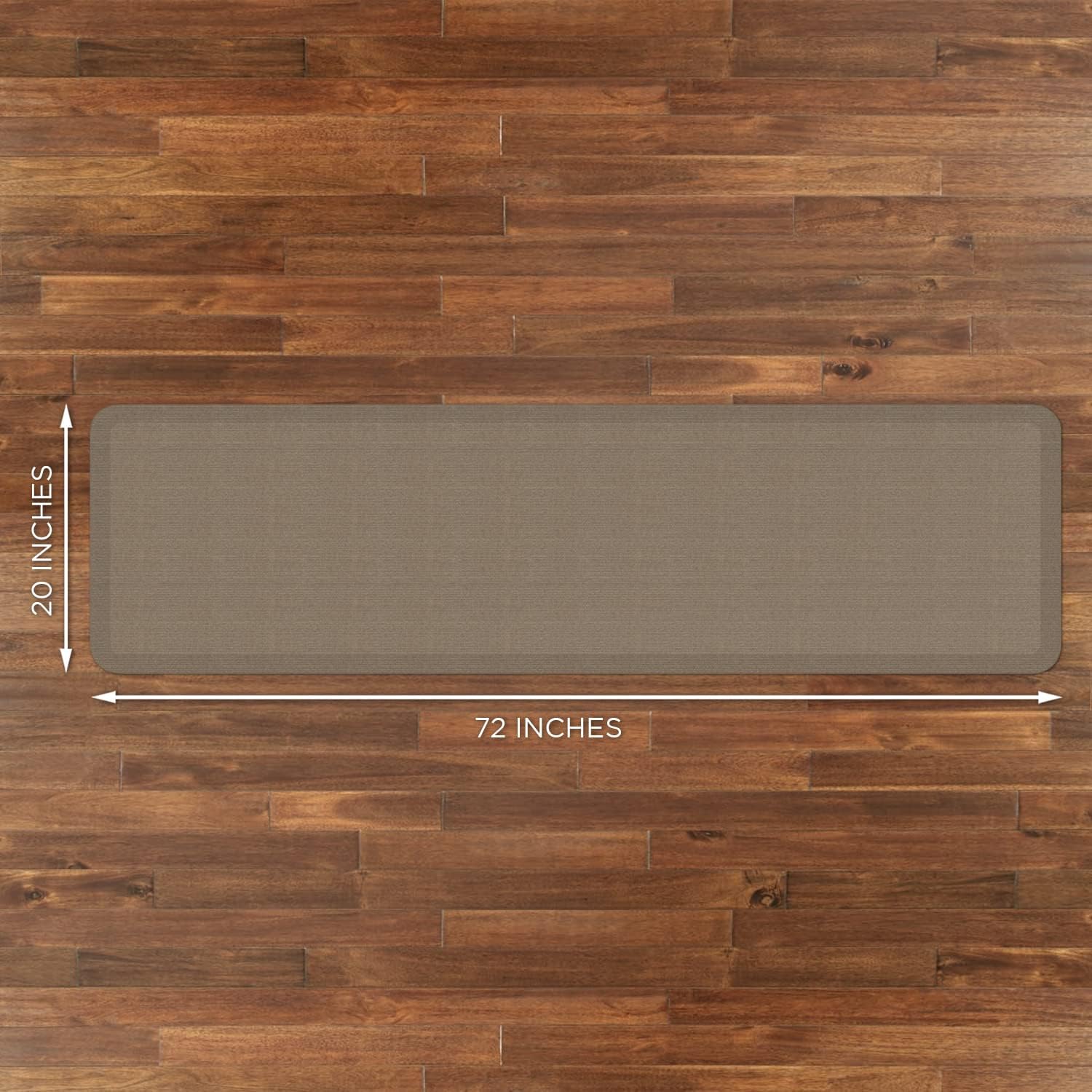 Grasscloth Pecan Ergo-Foam Anti Fatigue Standing Mat