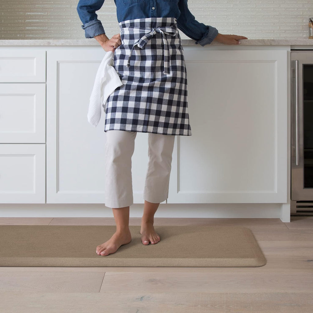 Grasscloth Pecan Ergo-Foam Anti Fatigue Standing Mat