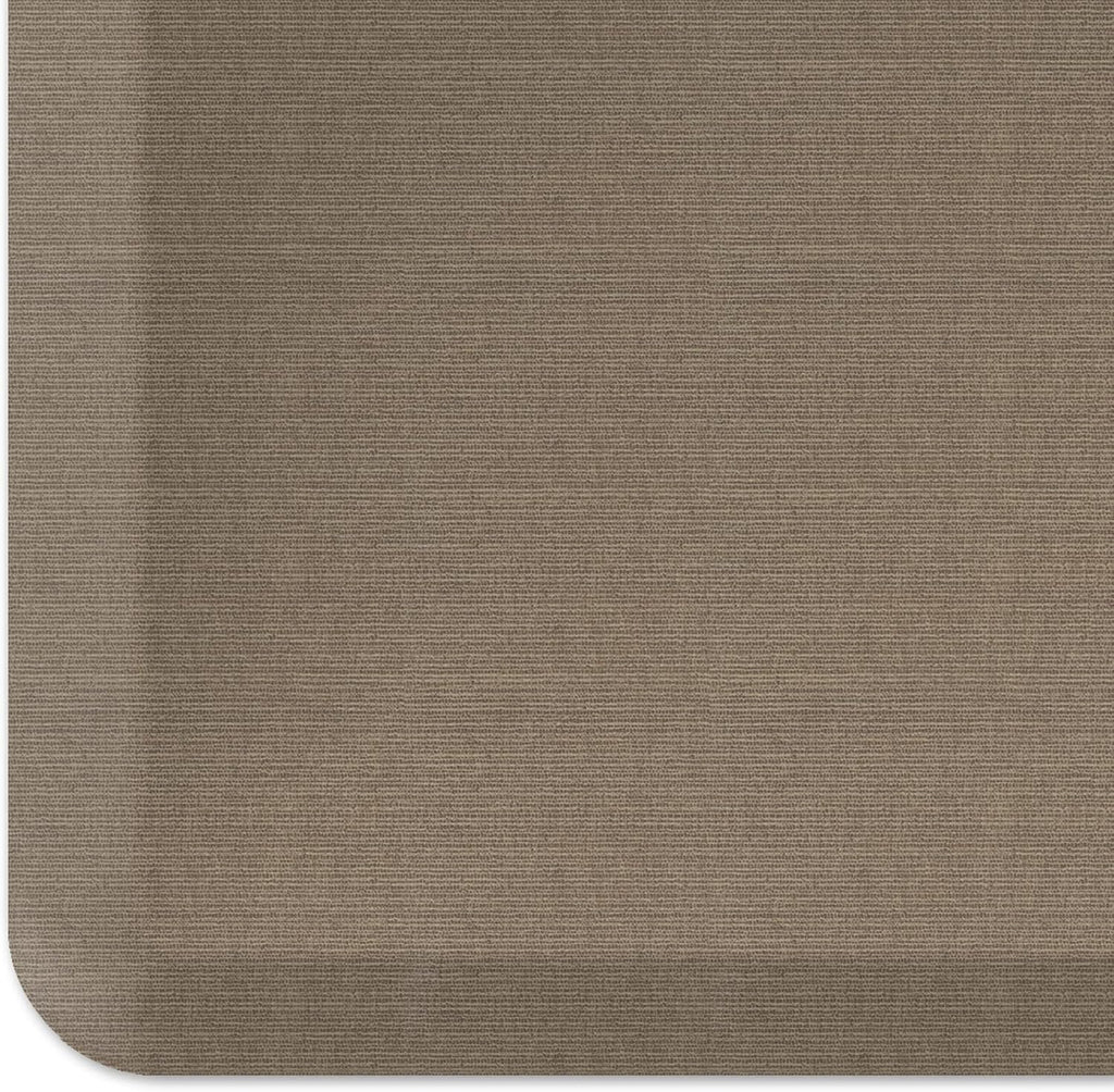 Grasscloth Pecan Ergo-Foam Anti Fatigue Standing Mat