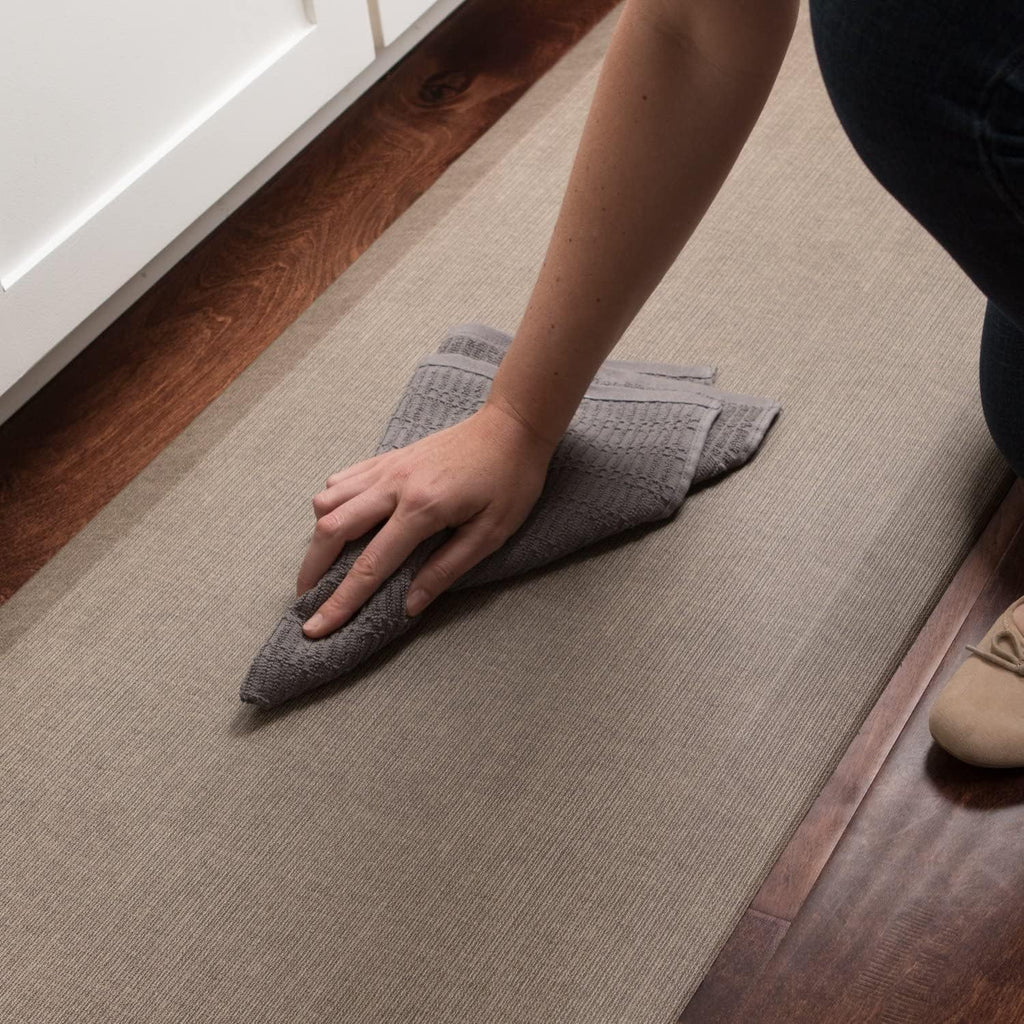 Grasscloth Pecan Ergo-Foam Anti Fatigue Standing Mat