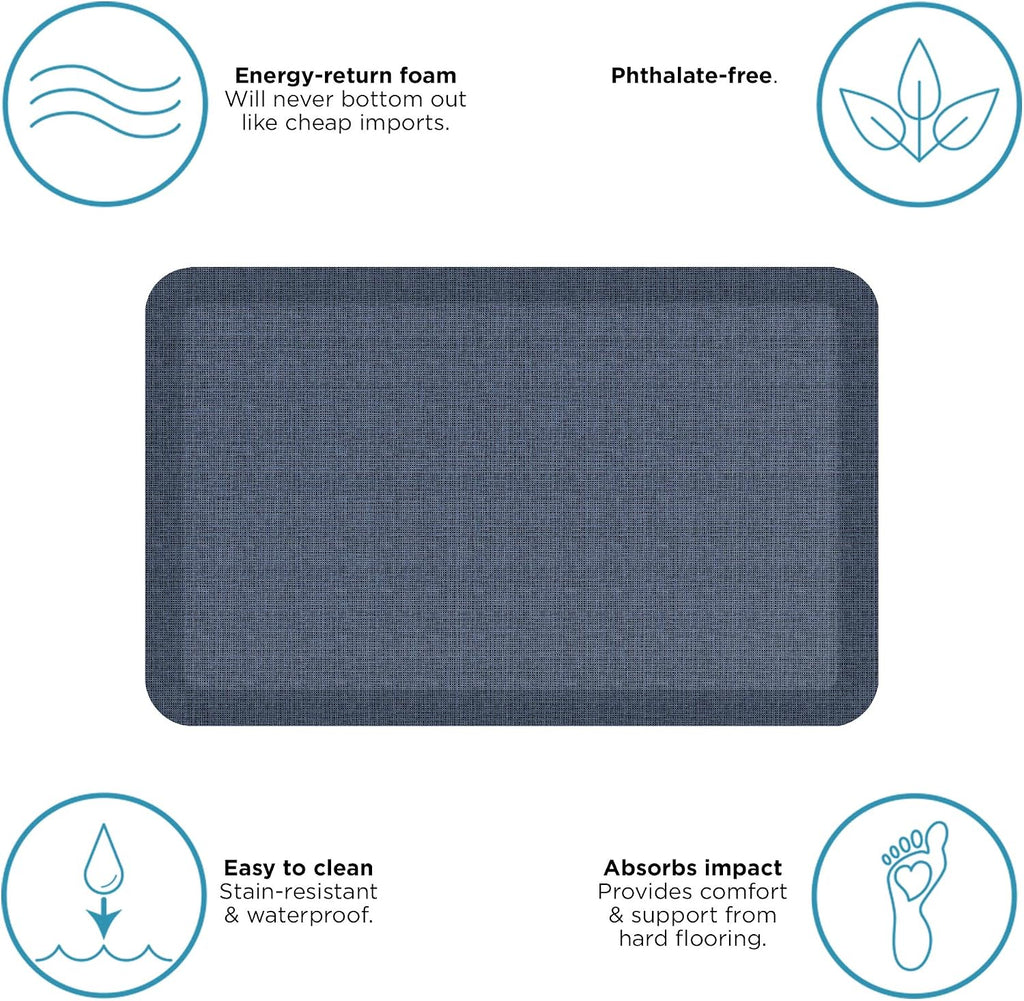 Tweed High Tide Ergo-Foam Anti Fatigue Kitchen Mat 20x32”