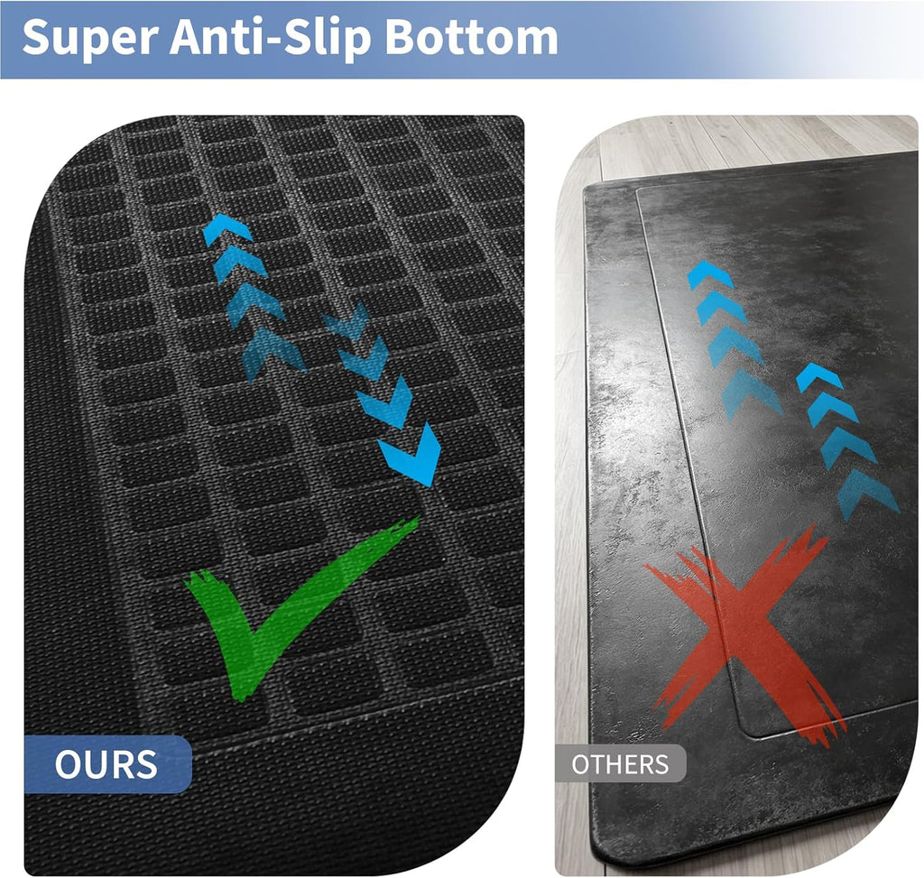 Teal Marble Extra Thick Memory Foam Anti Fatigue Mat