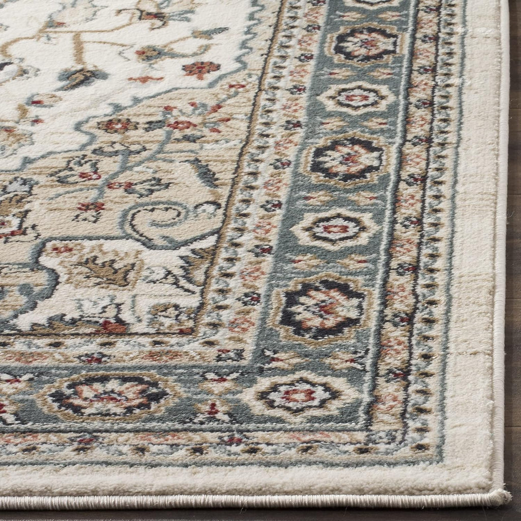 Cream Beige Oriental Runner Rug