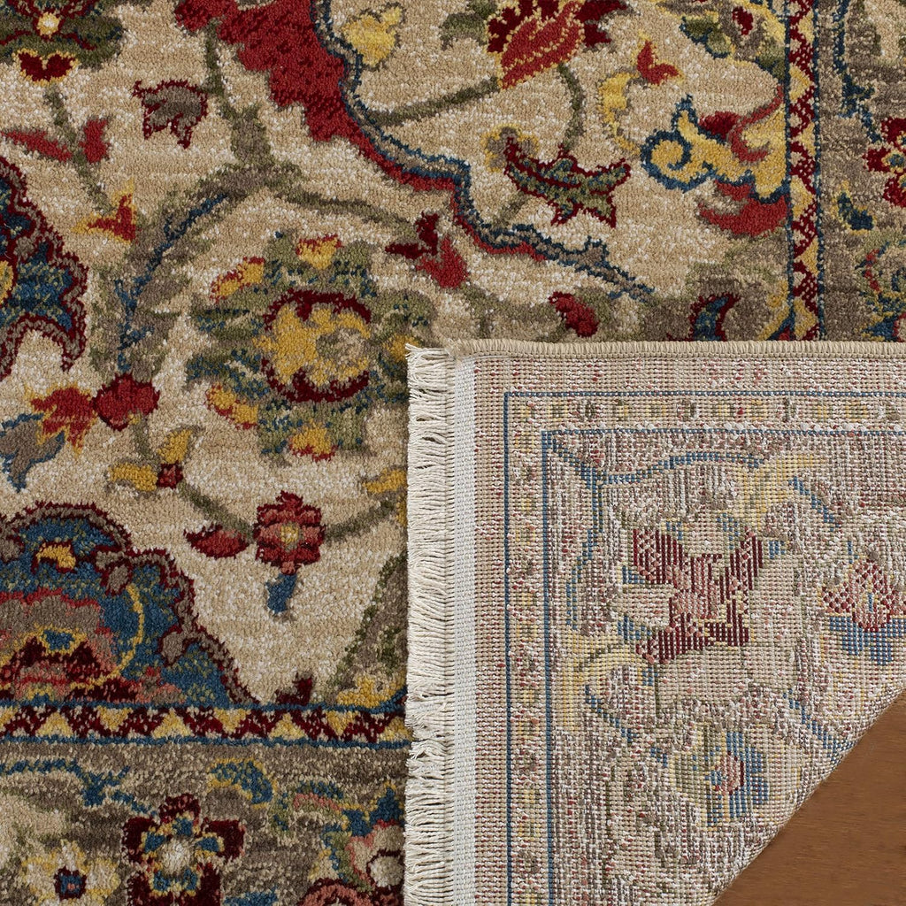 Ivory Taupe Soft Long Runner Rug