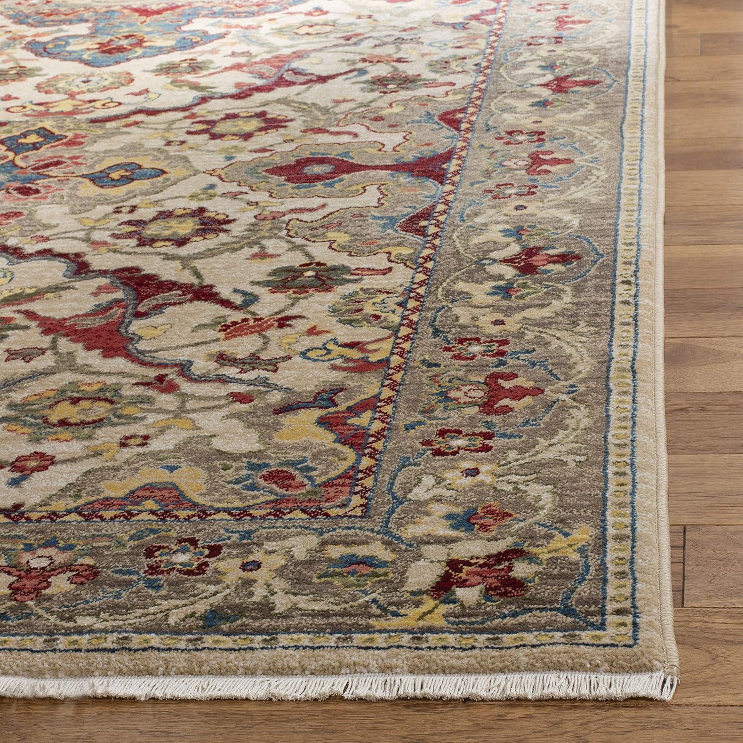 Ivory Taupe Soft Long Runner Rug