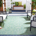 Green Ivory Waterproof Patio Rug