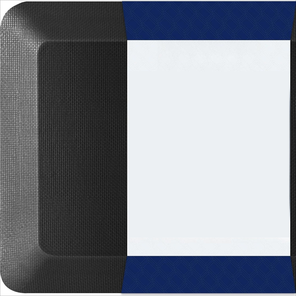 Black Extra Thick Memory Foam Anti Fatigue Standing Desk Mat