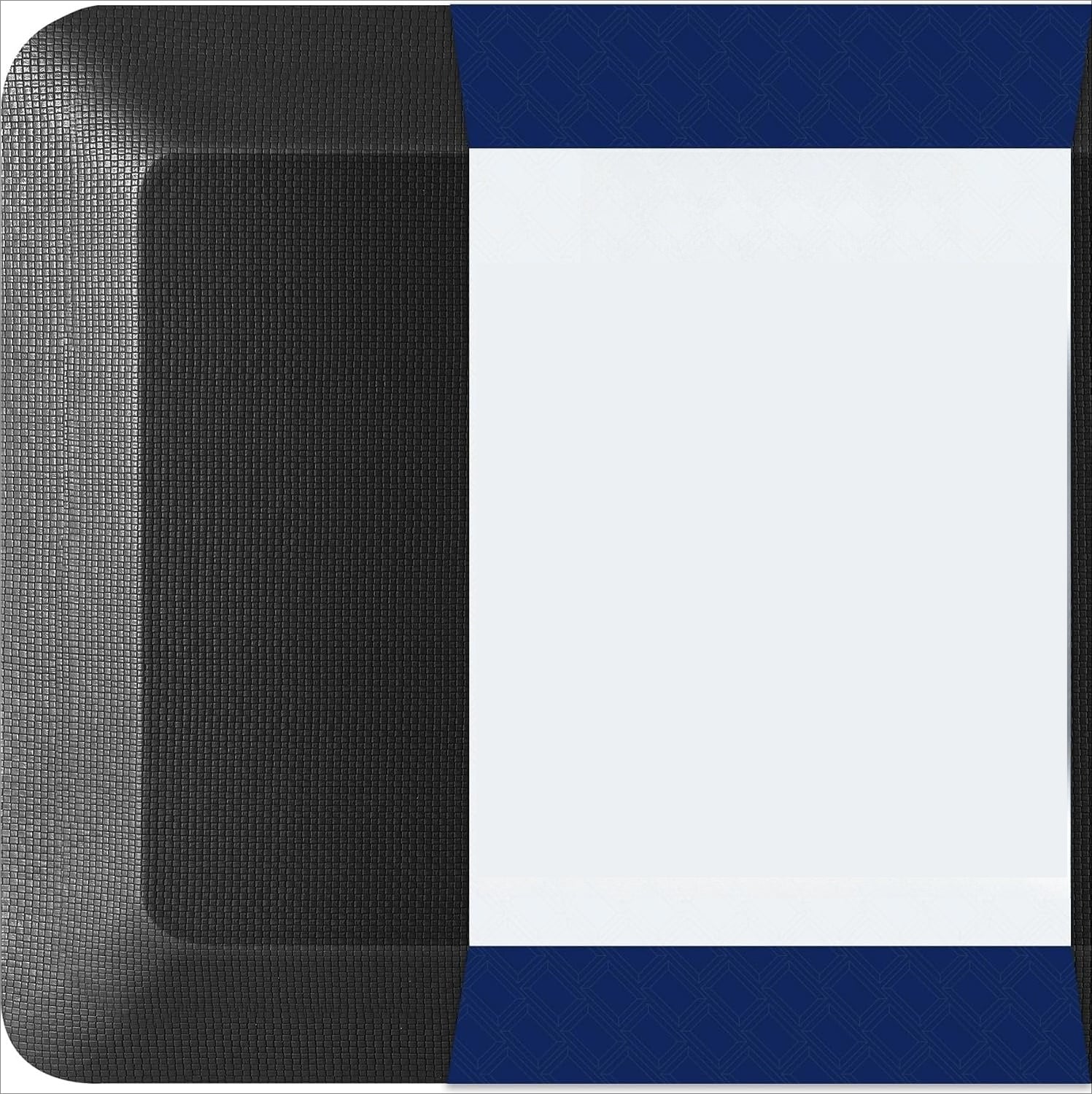 Black Extra Thick Memory Foam Anti Fatigue Standing Desk Mat